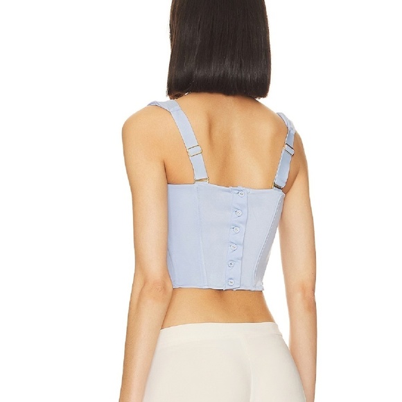 We Are HAH NWT Free People Knock Out Top - Periwinkle - Size XS - Picture 2 of 14